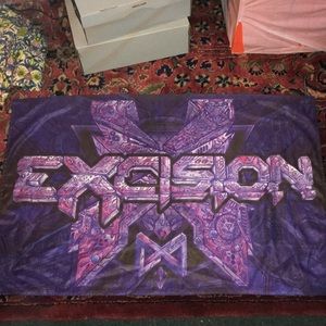 Excision Purple Paradox Flag 36" x 24"